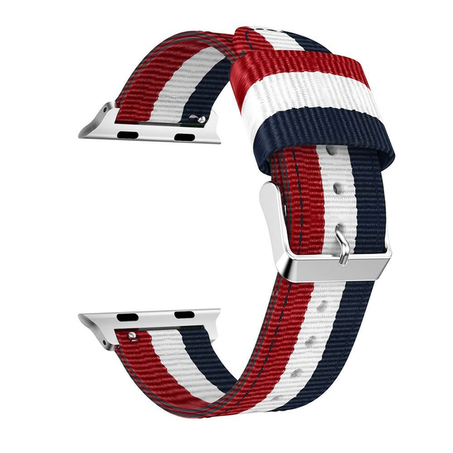 Bracelet pour Apple Watch (bleu,blanc,rouge)