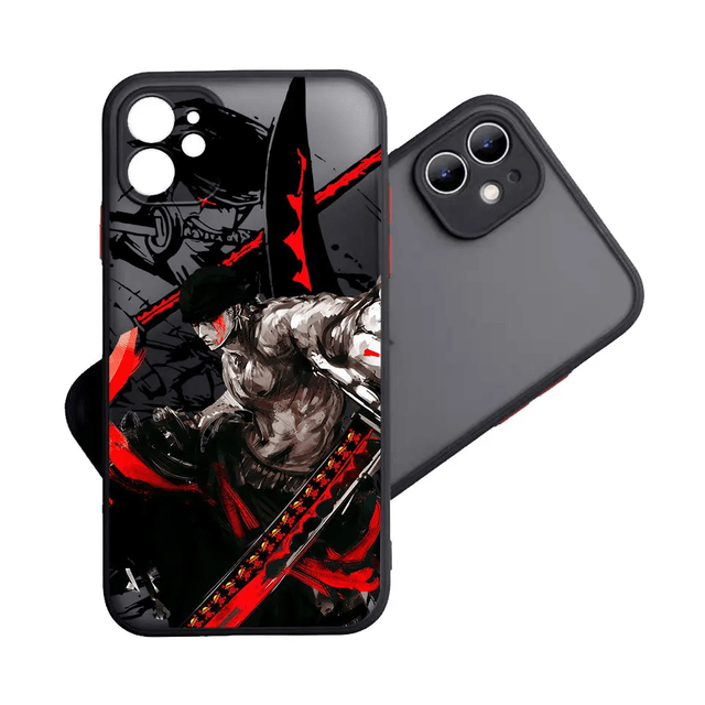 Coque iPhone One Piece Zoro rouge