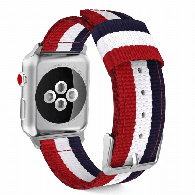 Bracelet pour Apple Watch (bleu,blanc,rouge)