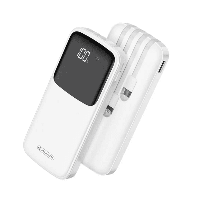 Batterie externe 10000 mAh blanc